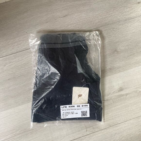 Fabletics No-Bounce Sports Bra Size 2X Black NWT in packaging unopened - Picture 4 of 6